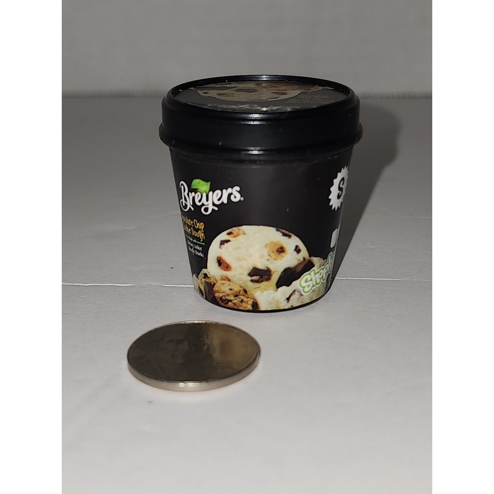 Shopkins Breyers Chocolate Chip Cookie Dough‎ Mini Ice Cream Container